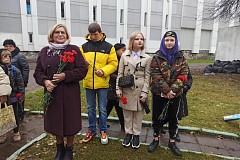 Торжественное мероприятие, посвященное Дню воинской славы в районе Западное Дегунино (09.11.2022)